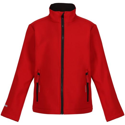 Regatta Professional Ablaze Printable Softshell Kids - Classic Red/Black