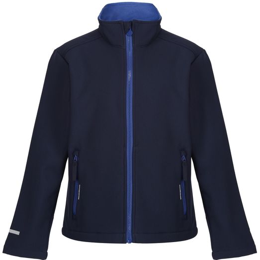 Regatta Professional Ablaze Printable Softshell Kids - Navy/New Royal