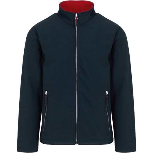 Regatta Professional Ascender 2 Layer Softshell Jacket - Navy/Classic Red