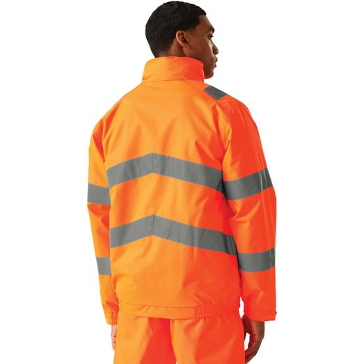 Regatta Professional Pro Contract Hi Vis Dover Jacket - Orange