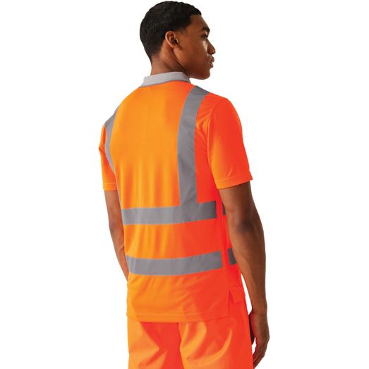 Regatta Professional Pro Contract Hi Vis Polo - Orange