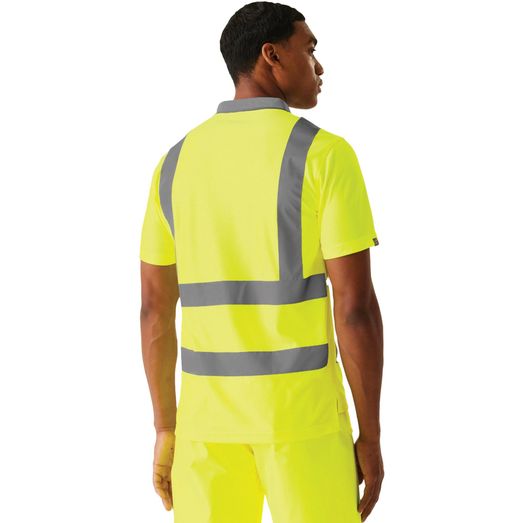 Regatta Professional Pro Contract Hi Vis Polo - Yellow