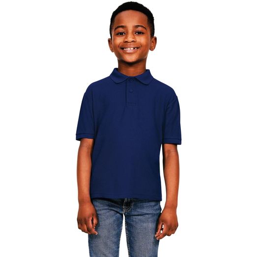 Casual Classics Classic Polycotton Pique Polo 190gm Kids - Navy Blue