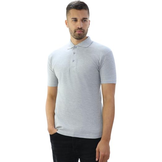 Casual Classics Classic Polycotton Pique Polo 190gm Mens - Sport Grey