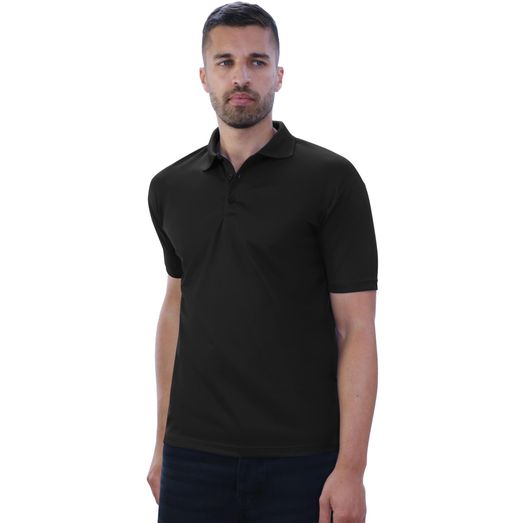 Casual Classics Original Tech Pique Polo - Black