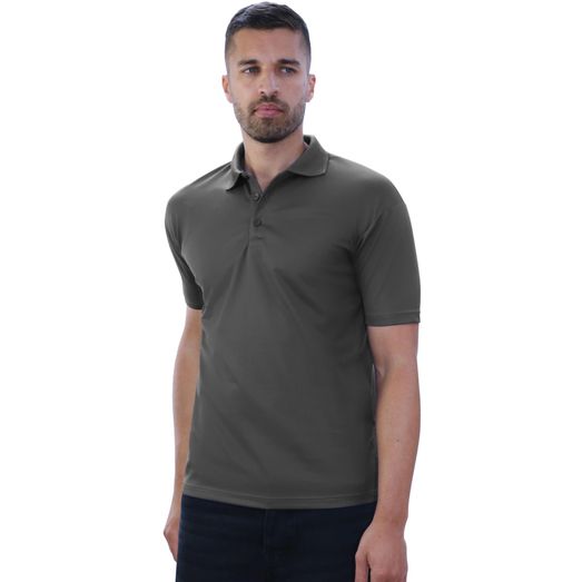 Casual Classics Original Tech Pique Polo - Charcoal