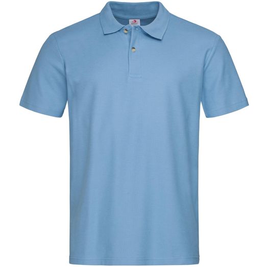 Stedman Classic Cotton Polo Mens 170gm - Light Blue