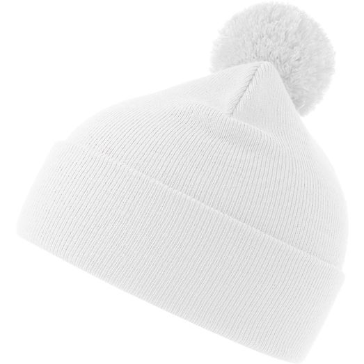 Atlantis Wind S Pompom Recycled Beanie Double Skin Cuffed