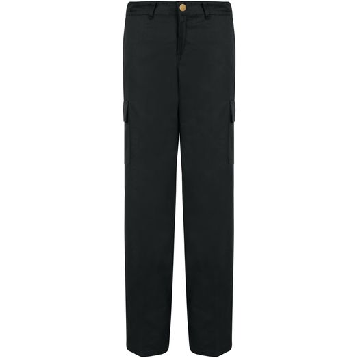 Absolute Apparel Workwear Twill Cargo Trousers Ladies - Black