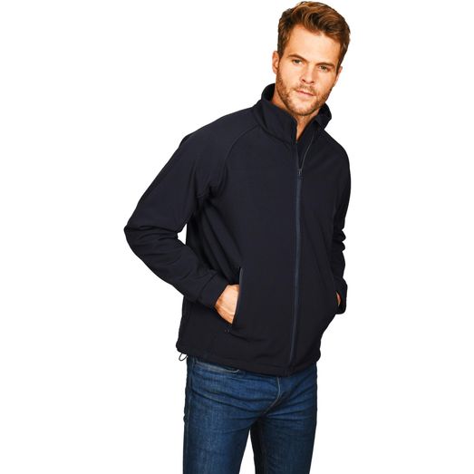 Absolute Apparel Boreal 3 Layer Soft Shell Jacket - Navy Blue