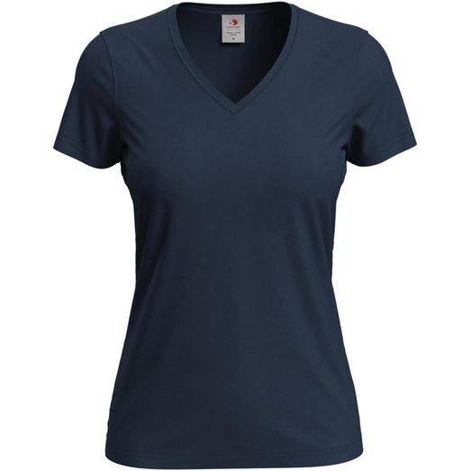 Stedman Classic T-Shirt V Neck 155 Ladies - Blue Midnight