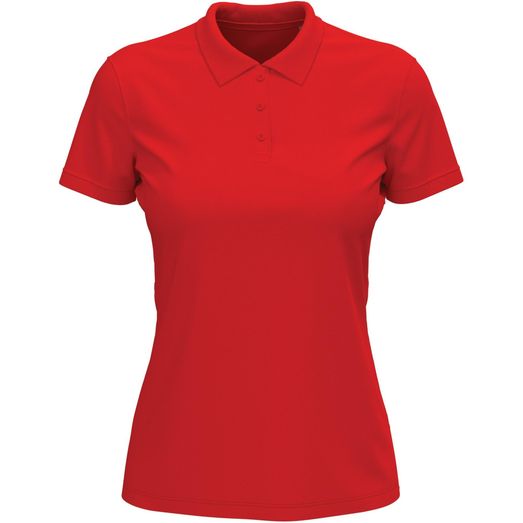 Stedman Lux Cotton Polo 180 Ladies - Scarlet Red