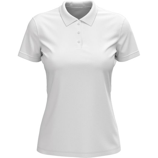 Stedman Lux Cotton Polo 180 Ladies - White