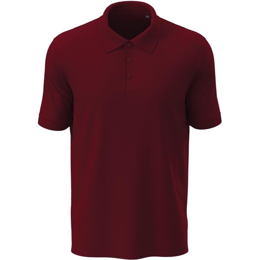 Stedman Lux Polo 180 Mens - Bordeaux