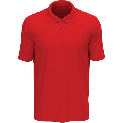 Stedman Lux Polo 180 Mens - Scarlet Red
