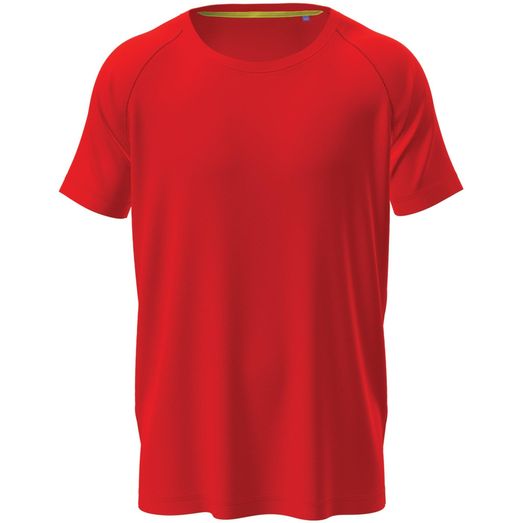 Stedman Mesh Raglan 140 Mens - Scarlet Red