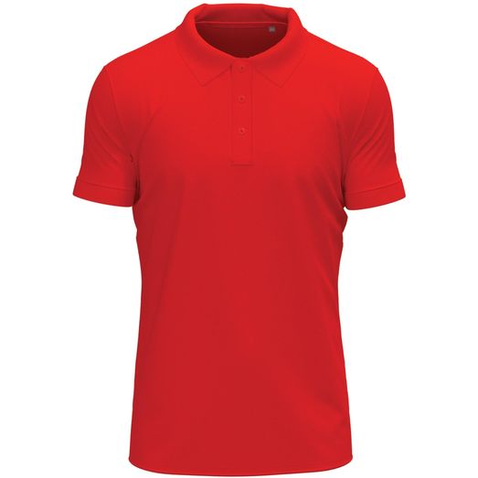 Stedman Stretch Polo Mens 210 - Scarlet Red