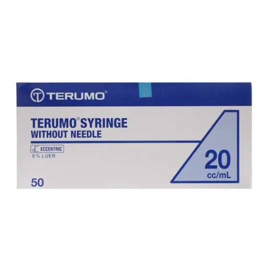 Terumo® Disposable Syringes 20ml Box of 50 - CLEARANCE SPECIAL!