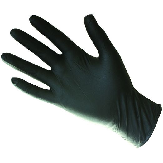 Milkers™ Nitrile Glove Black Powder Free (100Pk)