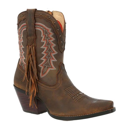 Durango Ladies Crush Ankle Boots Pecan