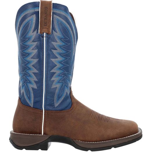 Durango Men's Rebel Western Boots Saddle Brown/Demin Blue