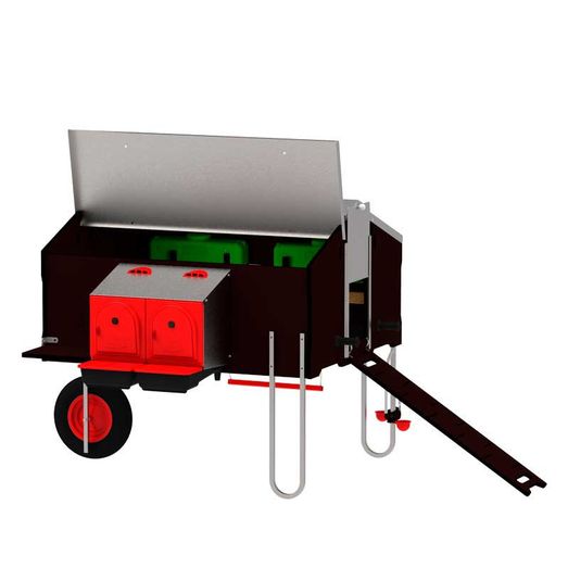 Copele Chicken Caravan Free Range with Wheel Kit