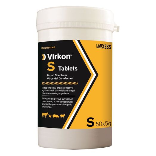 Lanxess Antec Virkon S Tablets 50 X 5g Each