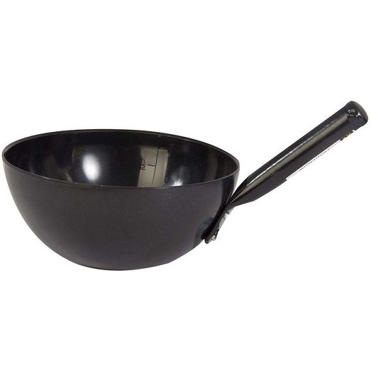 Stubbs Round Plastic Feed Scoop Black