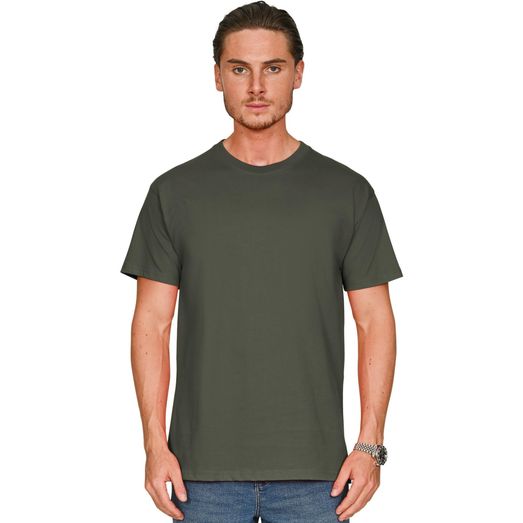 Casual Classics Supreme Organic Combed 220 T-Shirt - Khaki Olive