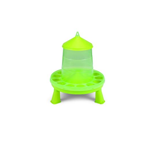 Gaun Poultry Feeder Plastic with Legs Green