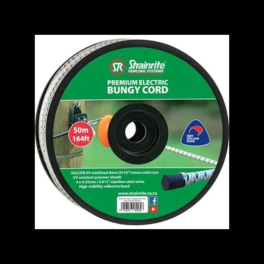 Strainrite Electric Bungee Cord - 50m
