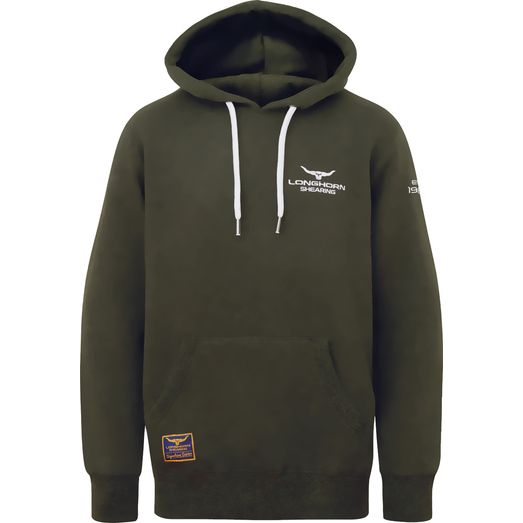 Longhorn Shearing Signature Series Hoodie Khaki Green