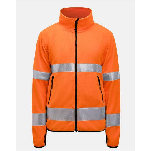 Jobman Fleece Jacket Hi-Vis Orange