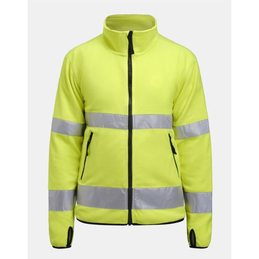 Jobman Fleece Jacket Hi-Vis Yellow