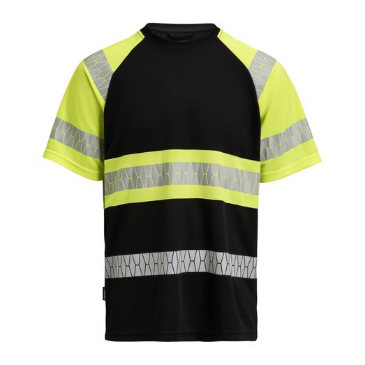 Jobman Hi-Vis T-Shirt Black/Yellow