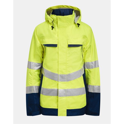 Jobman Shell Jacket Hi-Vis Yellow/Navy