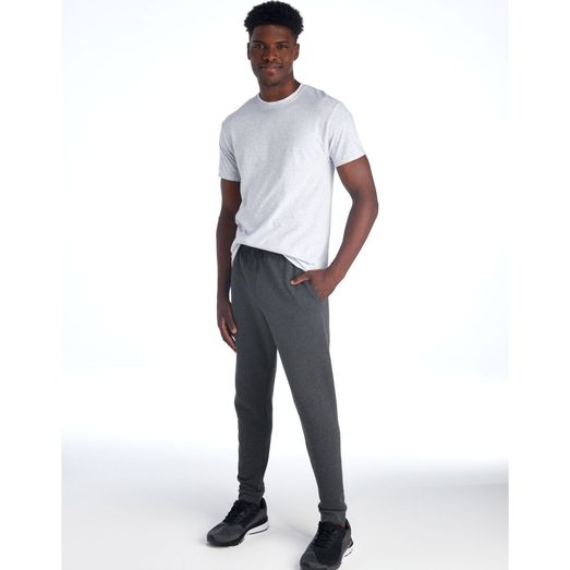 Jerzees NuBlend® Pocketed Jog Sweatpant Black Heather