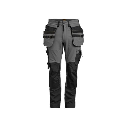 Jobman Craftsman Trouser 4-Way Stretch Dark Grey/Black