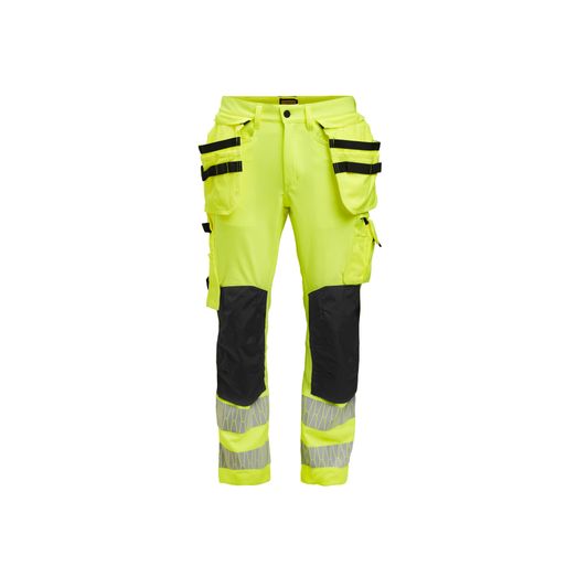 Jobman Craftsman Trousers Stretch Hi-Vis Yellow/Black
