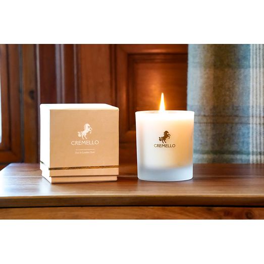 Cremello Oud &amp; Leather Noir Wax Candle 220g