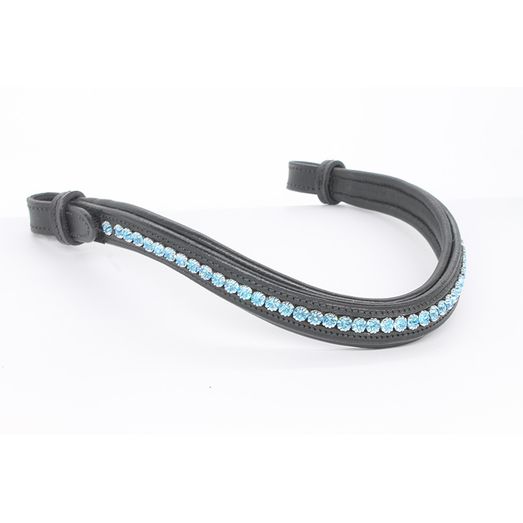 Mackey Sparkle Browband Baby Blue/Black