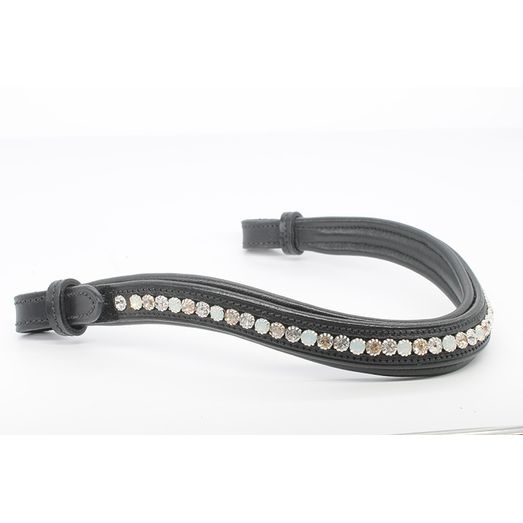Mackey Sparkle Browband Crystal/Black