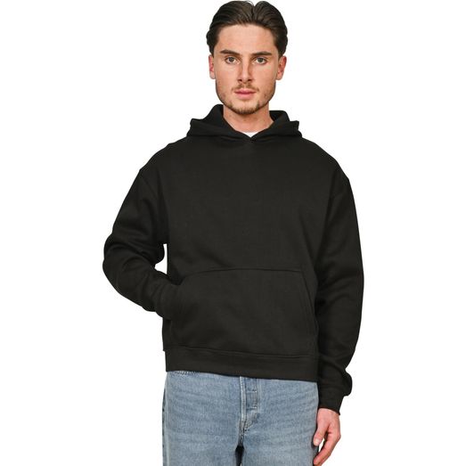 Casual Classics Premium Combed 330 Boxy Oversize Hood - Black