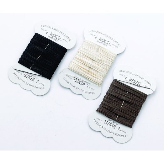 Lincoln Plaiting Thread - Black/Brown/White