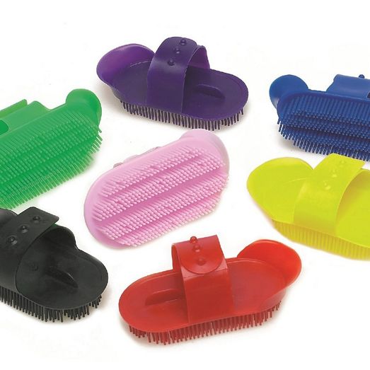 Lincoln Plastic Curry Comb - Pink