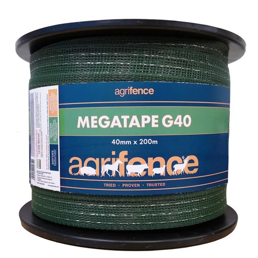 Agrifence Megatape G40 Reinforced Tape - Green