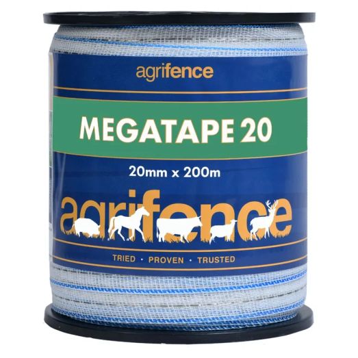 Agrifence Megatape Reinforced Tape (H4758) - White