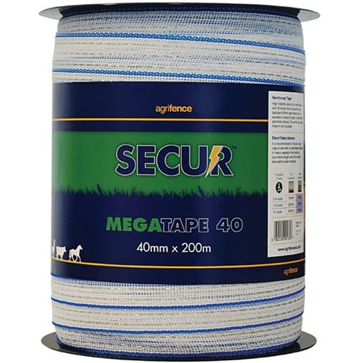Agrifence Megatape Reinforced Tape (H4760) - White