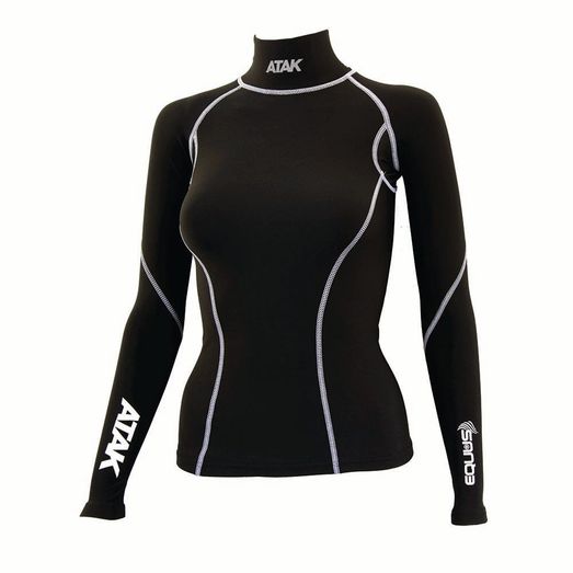 Atak Equus Compression Shirt Youth - Black