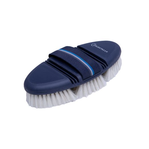 Coldstream Birkhill Bend Goat Hair Body Brush - Navy
